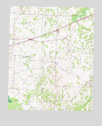 Denmark, TN USGS Topographic Map