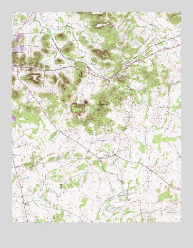 Dennis, KY USGS Topographic Map