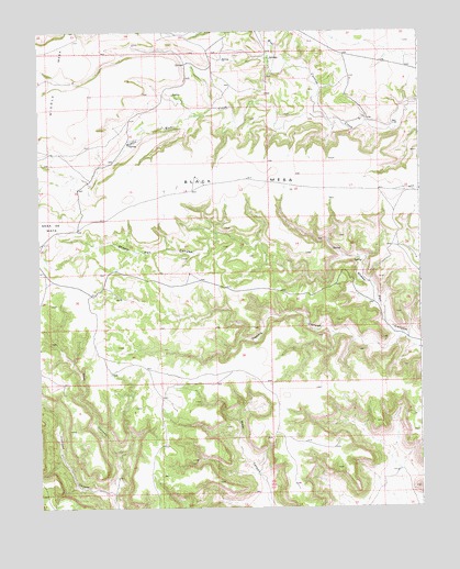 Dennis Canyon, CO USGS Topographic Map