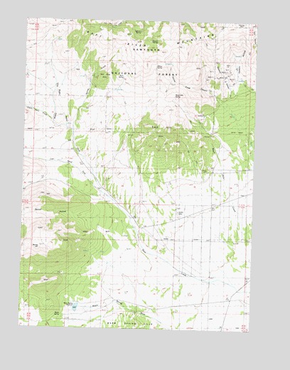 Dennis Hill, UT USGS Topographic Map