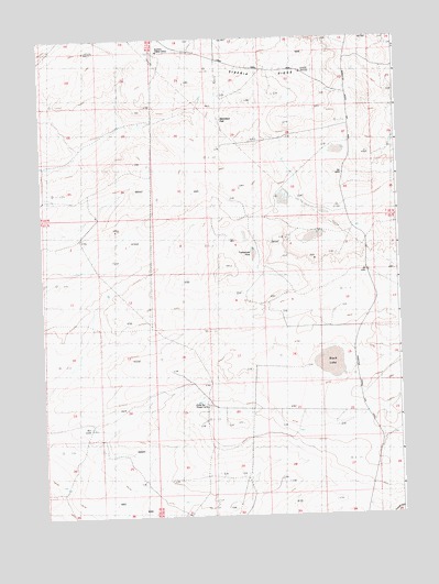 Dennison Cap, WY USGS Topographic Map