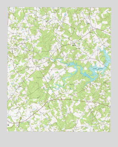Denny, SC USGS Topographic Map
