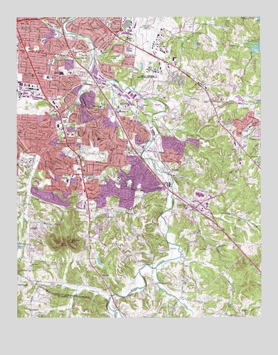 Antioch, TN USGS Topographic Map
