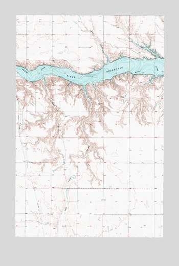 Denson Ranch, MT USGS Topographic Map