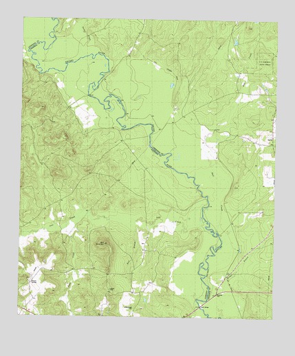 Denson Springs, TX USGS Topographic Map