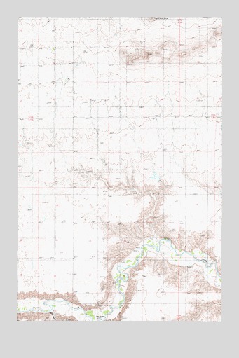 Dent Bridge, MT USGS Topographic Map