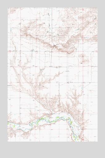 Dent Bridge NE, MT USGS Topographic Map
