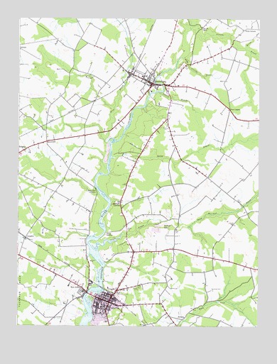 Denton, MD USGS Topographic Map