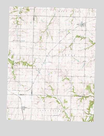 Denton, KS USGS Topographic Map