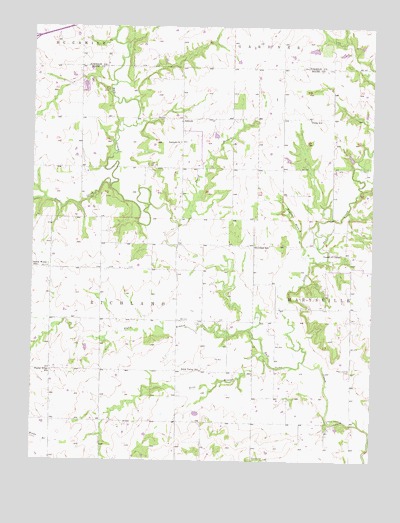 Antioch, KS USGS Topographic Map