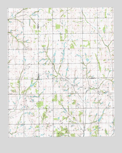 Denton, OK USGS Topographic Map