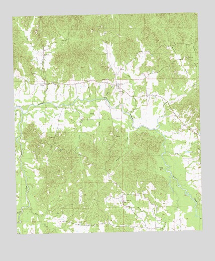 Dentville, MS USGS Topographic Map