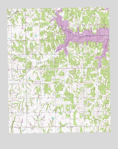 Denver, OK USGS Topographic Map