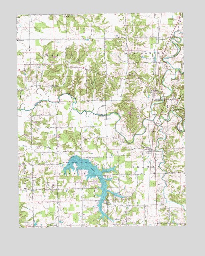 Deputy, IN USGS Topographic Map