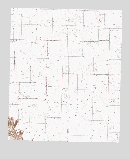 Acuff, TX USGS Topographic Map
