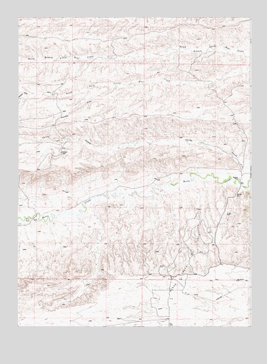 Dereemer Ranch, WY USGS Topographic Map