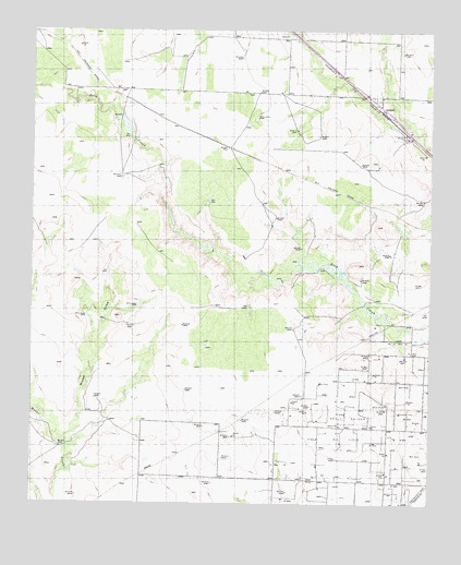 Dermott, TX USGS Topographic Map