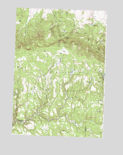 Derr Meadows, OR USGS Topographic Map