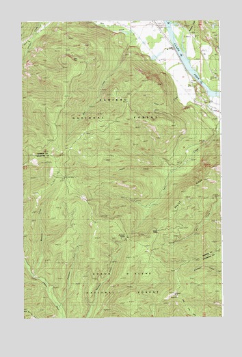 Derr Point, ID USGS Topographic Map