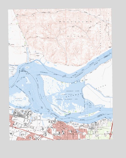 Antioch North, CA USGS Topographic Map