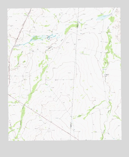 Derrick Draw, TX USGS Topographic Map