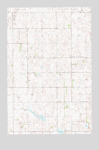 Derrick SE, ND USGS Topographic Map