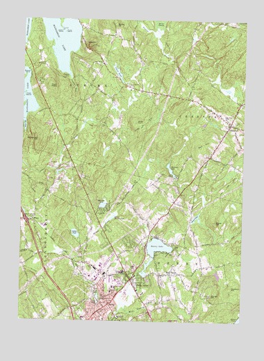 Derry, NH USGS Topographic Map