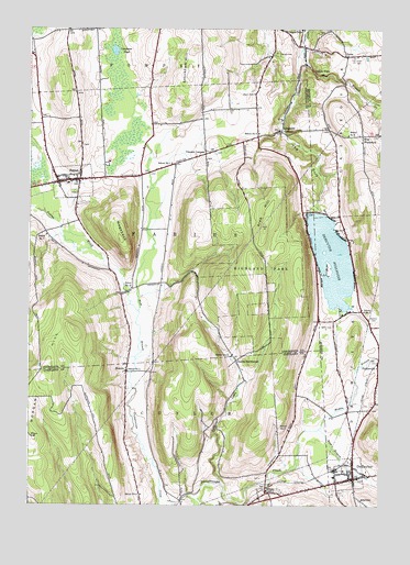 DeRuyter, NY USGS Topographic Map