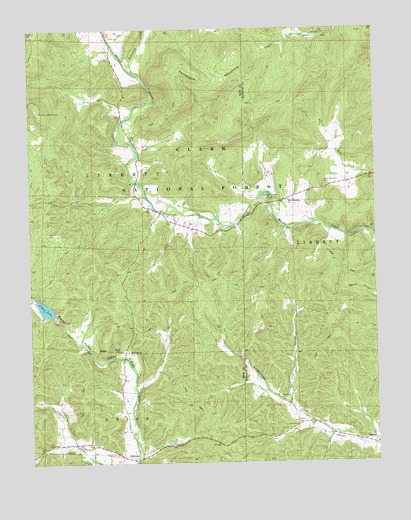 Des Arc NE, MO USGS Topographic Map