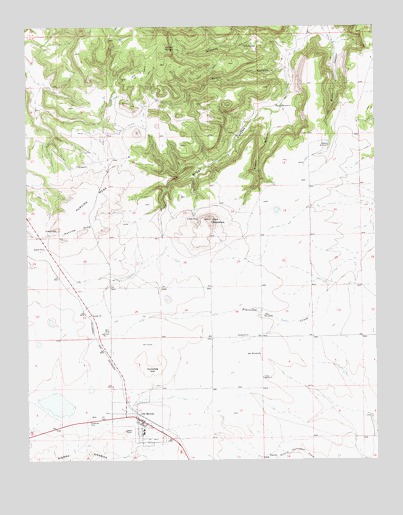 Des Moines, NM USGS Topographic Map