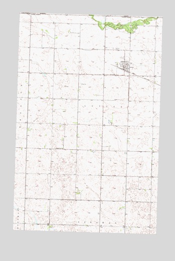 Antler, ND USGS Topographic Map