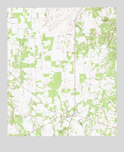 Desdemona, TX USGS Topographic Map