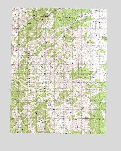 Deseret Peak East, UT USGS Topographic Map