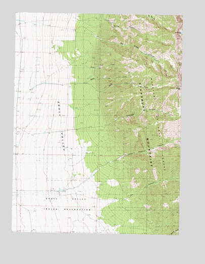 Deseret Peak West, UT USGS Topographic Map