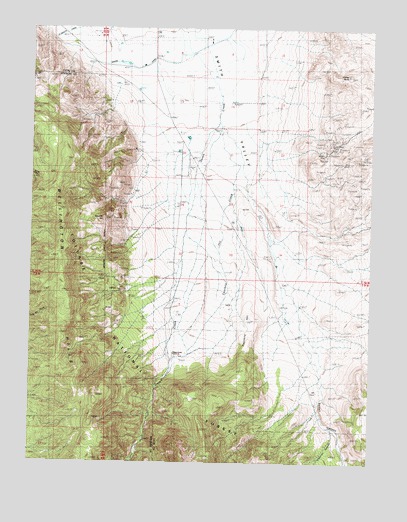 Desert Creek Ranch, NV USGS Topographic Map