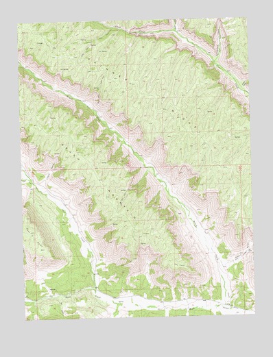 Desert Gulch, CO USGS Topographic Map