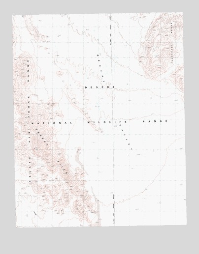 Desert Hills SE, NV USGS Topographic Map