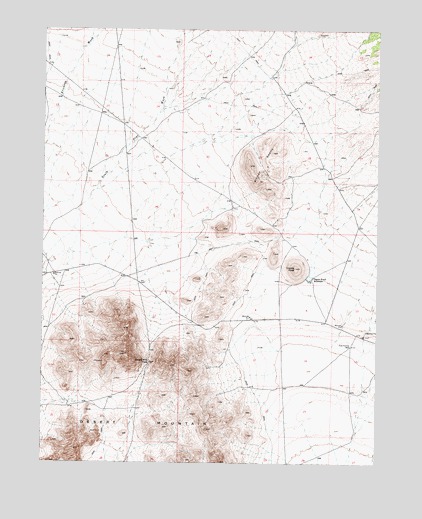 Desert Mountain Pass, UT USGS Topographic Map