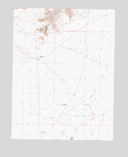 Desert Mountain Reservoir, UT USGS Topographic Map