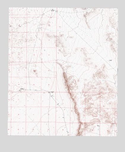 Desert NE, NM USGS Topographic Map