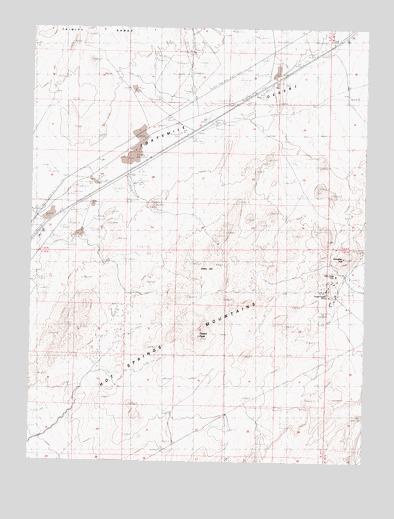 Desert Peak, NV USGS Topographic Map
