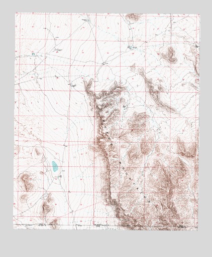 Desert SE, NM USGS Topographic Map