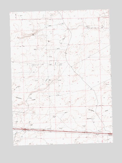 Desert Springs, WY USGS Topographic Map