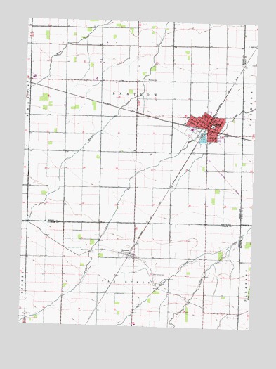 Deshler, OH USGS Topographic Map