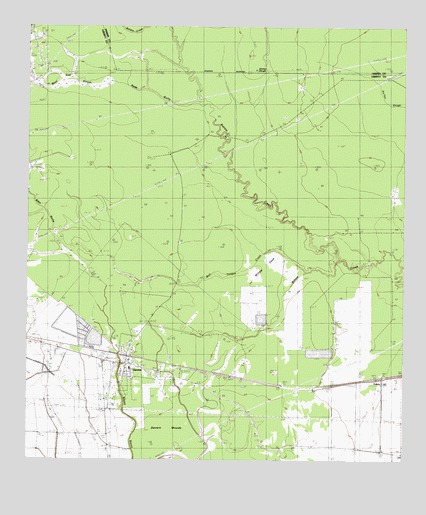 Devers, TX USGS Topographic Map
