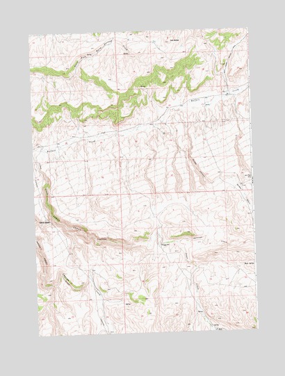 Devil Slide, WY USGS Topographic Map