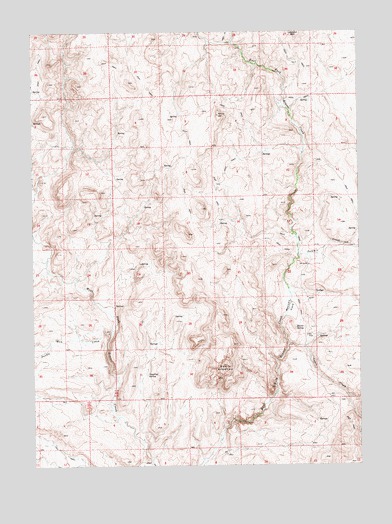 Devils Armchair, NV USGS Topographic Map