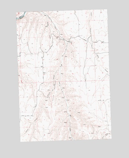 Devils Backbone, OR USGS Topographic Map