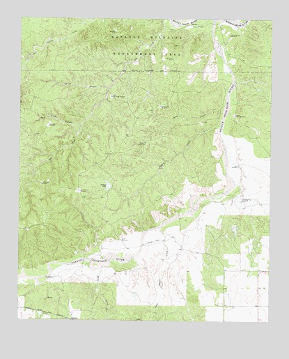 Devils Canyon, TX USGS Topographic Map
