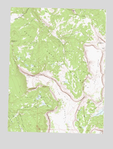 Devils Causeway, CO USGS Topographic Map